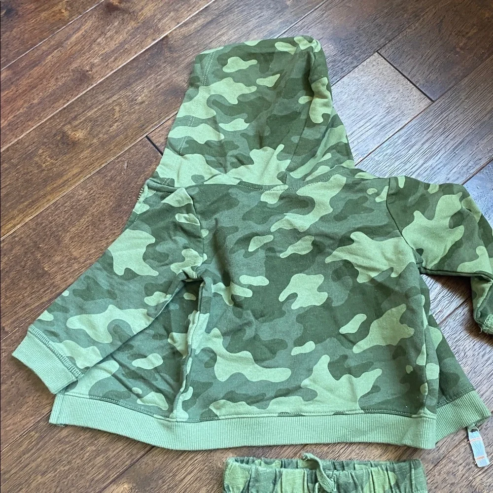 Jumping Beans Olive Camo Kids Set